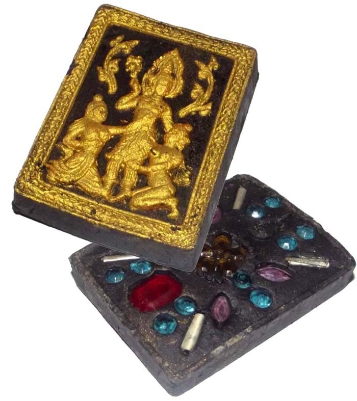 Paetch Payatorn Maha Sanaeh &#39;Ongk Kroo&#39; Masterpiece Version - Ran Sa-Or Yer Niang 2555 BE Edition - 22 Gems, 4 Takrut - Luang Por Khern