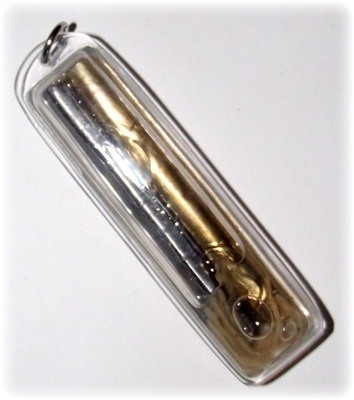 Takrut Paya Raka Maha Sanaeh Kama Sutra Passion Spell in Prai Oil - Dtamrap Khom Lao Pruan (Khmer Lao Wicha) - Luang Por Khandti - Wat Gadta Sila Pha Sak 2555 BE