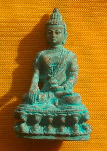 Pra Kring Nuea Nuea Sanim Khiaw - Run Sao Ha Maha Sethee (without case) - Luang Phu Nong Wat Wang Sri Tong