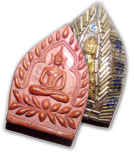 Pra Jao Sua Sethee Yai Jumbo - Nuea Sadta Loha - 108 Takrut Pra Radtanatrai, 1 Takrut Hua Jai Sethee &amp; Navagote Buddha - Luang Por Jerd  Jao Sua Sethee Yai Edition 2556 BE