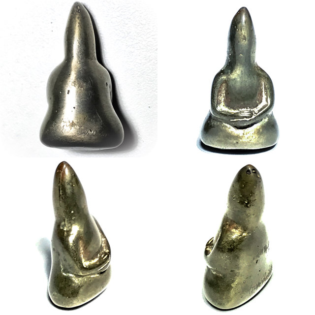 Pra Put See Tong Pla Hlai Gold-Green Lek Lai Buddha 2548 BE Luang Por Huan Wat Putai Sawan