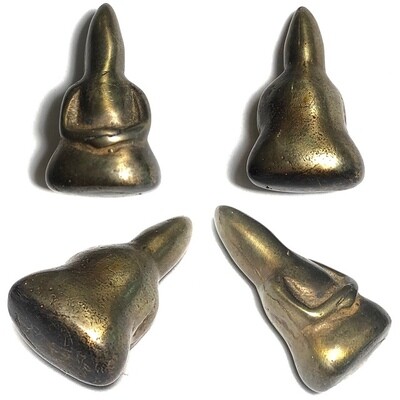 Pra Put See Tong Pla Hlai Gold-Green Lek Lai Buddha 2548 BE Hand Inscribed Luang Por Huan Wat Putai Sawan Free Shipping