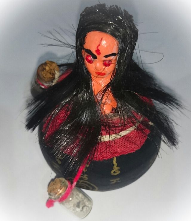 Mae Nang Prai Phii Hmor Pom Horm - Witches Cauldron Ghost - Corpse Hair, Ya Faed Powder Flask + Nam Man Prai Free with Orders over 1400$ - Ajarn Wirataep