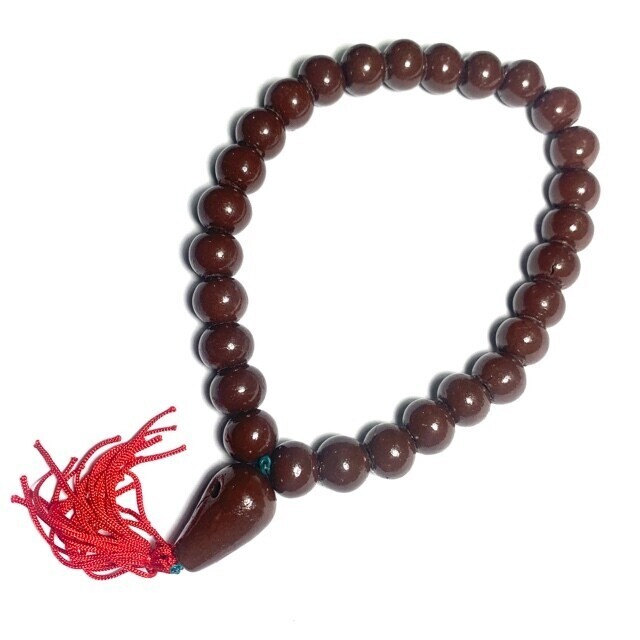Prakam 108 Na Sethee 2561 BE Sacred Powder Rosary for Meditation Chanting Anti Black Magic &amp; Good Karma Kroo Ba Na