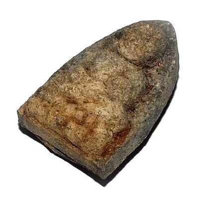 Pra Kru Luang Phu Tuad 2 Sided Guru Monk Amulet - Nuea Maha Wan 108 + Takrut - Chedi Stupa Restoration Edition 2552 BE Luang Por Prohm Wat Ban Suan