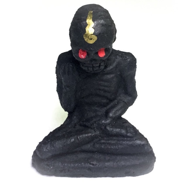 Por Hoeng Prai Aathan Golem Ghost 1.7 Inches High - Bone + Cemetery Earth Powders + See Pheung Nam Man Prai filled Base - Ajarn Wirataep Por Hoeng Prai Aathan Golem Ghost 1.7 Inches High - Bone + Cemetery Earth Powders + See Pheung Nam Man Prai filled Base - Ajarn Wirataep