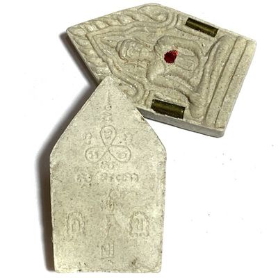 Khun Phaen Buang Sue Heng 2541 BE Pim Pised 2 Takrut &amp; Ploi Sek Gemstone Insert - Khun Pan Rachadej