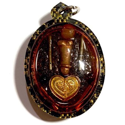 Locket In Koo Sakot Kam Maha Sanaeh (Male-Female Edition) 2561 BE - 4 Takrut Palad Paetch Payatorn 1 Look namo Na Hua Jai Ok Dtaek Ajarn Ton Rak