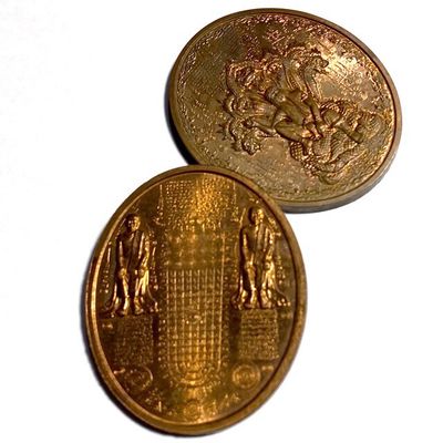 Rian Maha Yant Taep Naka Nuea Tong Daeng Great Yantra of the Nagas Medallion Amulet - Ajarn Mom Niranam 2549 BE