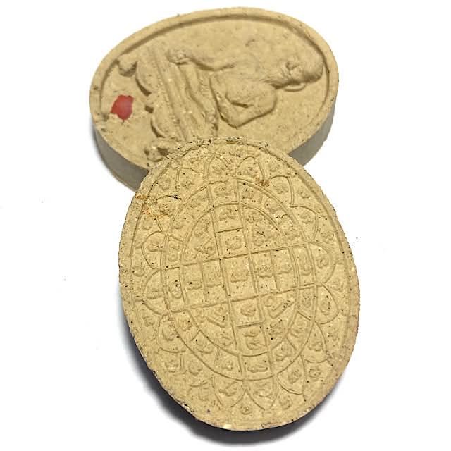 Jivaka Rishi Ayurvedic Master Buddha’s Physician Healing Amulet Gemstone Insert Luang Por Glom Wat Nong Bua