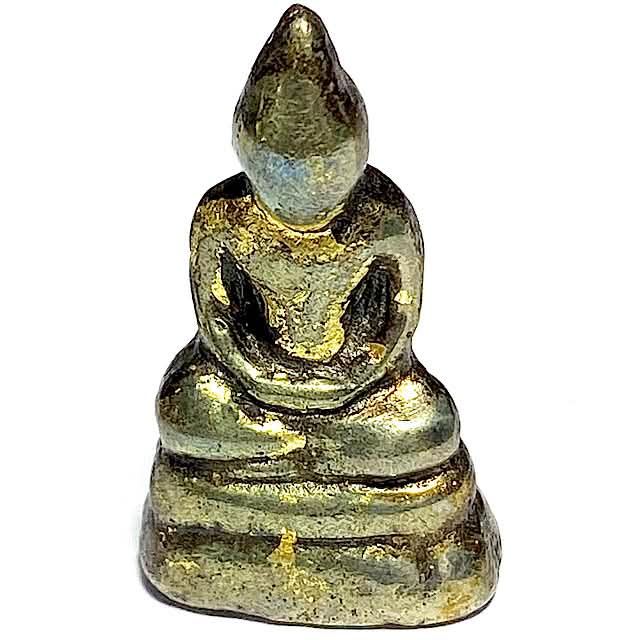 Pra Luang Por Sotorn Nuea Lek Lai See Tong Pla Hlai Om Khiaw Rare Golden-Green Hand Inscribed Luang Por Huan Wat Putai Sawan 2548 BE Pra Luang Por Sotorn Nuea Lek Lai See Tong Pla Hlai Om Khiaw Rare Golden-Green Hand Inscribed Luang Por Huan Wat Putai Sawan 2548 BE