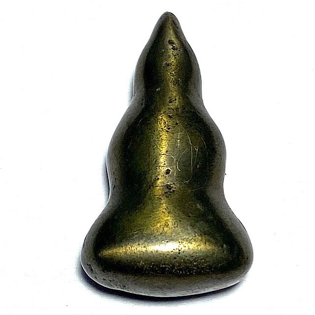 Pra Nang Paya Lek Lai Nam Neung See Tong Pla Hlai (Buddha subduing Mara  Amulet Hand Inscriptions - Luang Por Hone (Huan) - Wat Putai Sawan