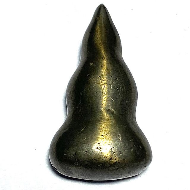 Pra Nang Paya Lek Lai Nam Neung See Tong Pla Hlai (Buddha subduing Mara  Amulet Hand Inscriptions - Luang Por Hone (Huan) - Wat Putai Sawan