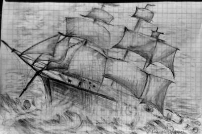 Tablouri realizate in grafit
