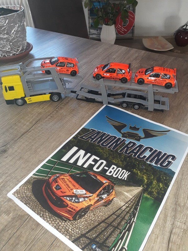 Transport LKW mit Rallyautos (3. Stück)