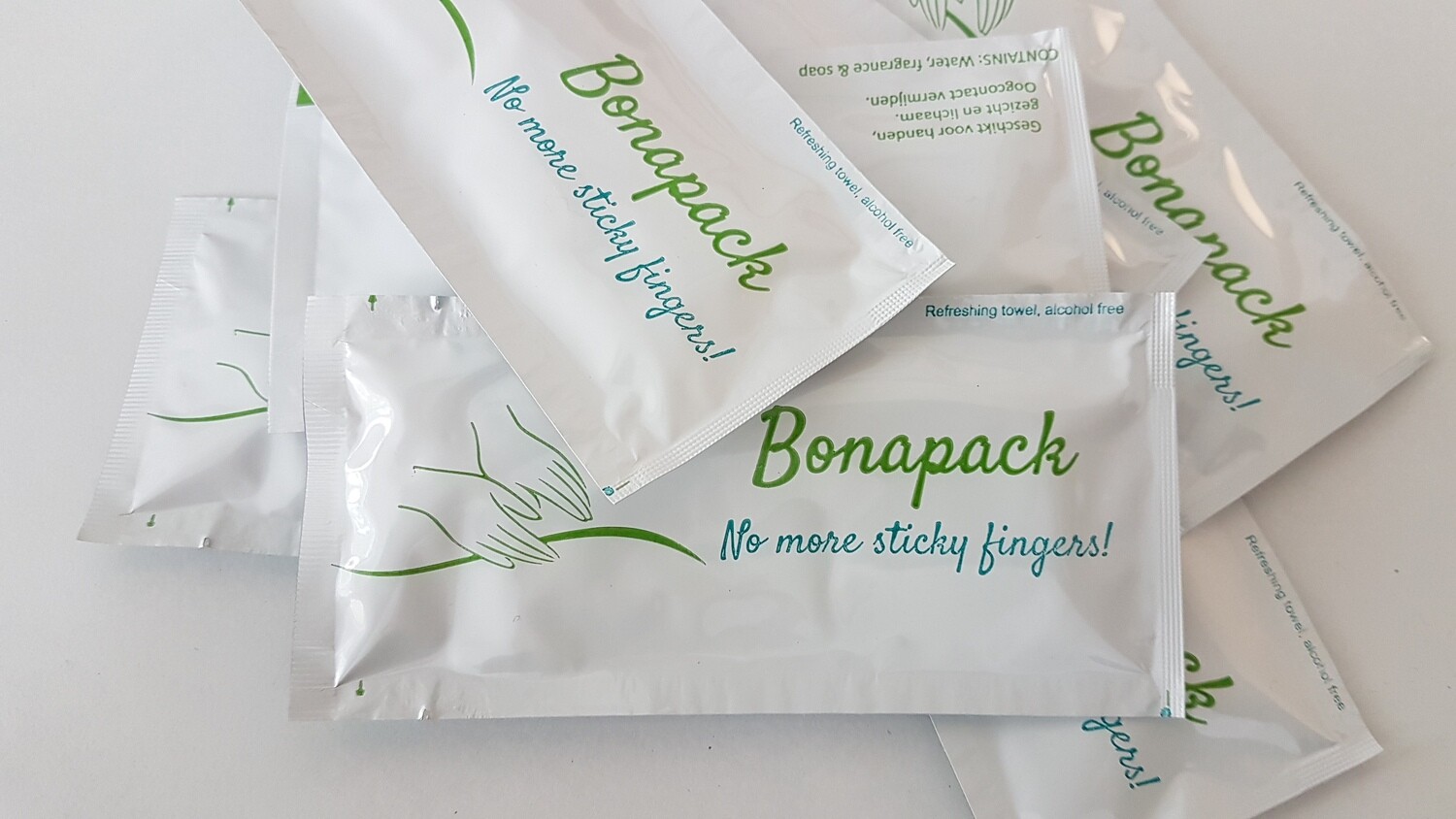 Bonapack verfrissingsdoekje 6x12,5cm, 500st