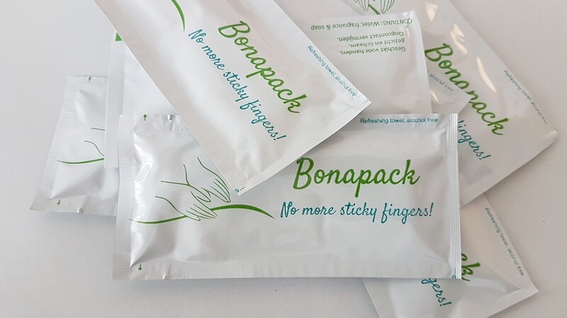 Bonapack verfrissingsdoekje 6x12,5cm, 500st