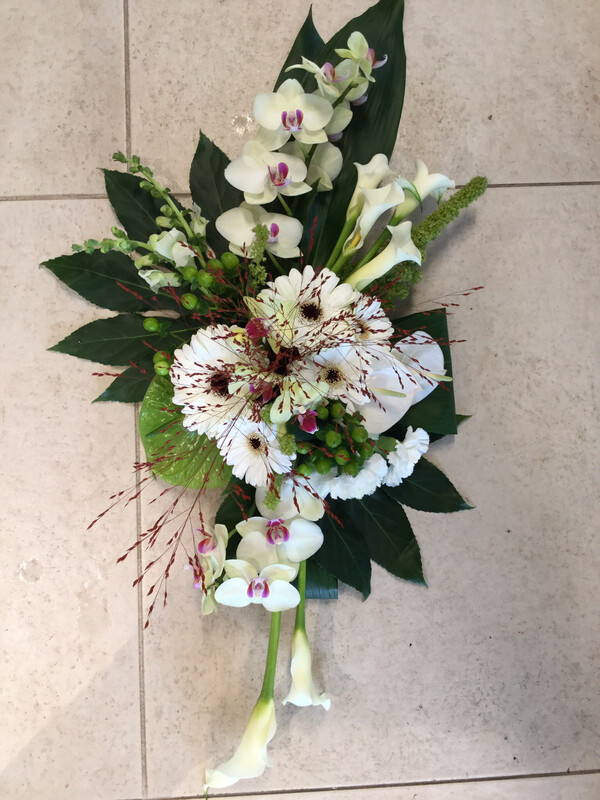 Bloemstuk met orchidee