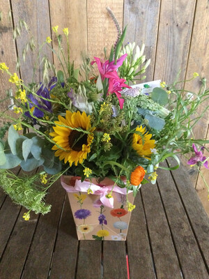 Plukboeket Met Seizoensbloemen