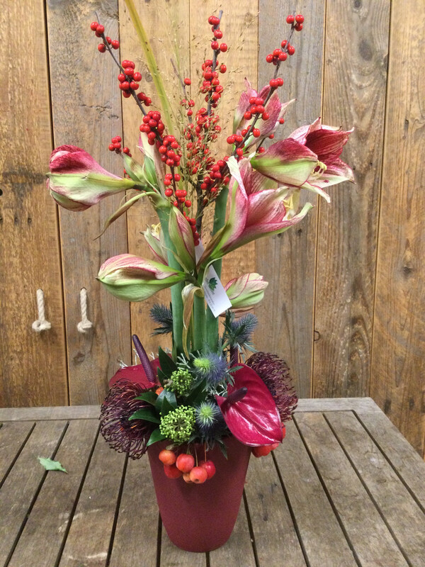 Kerstdecoratie Met Amaryllis