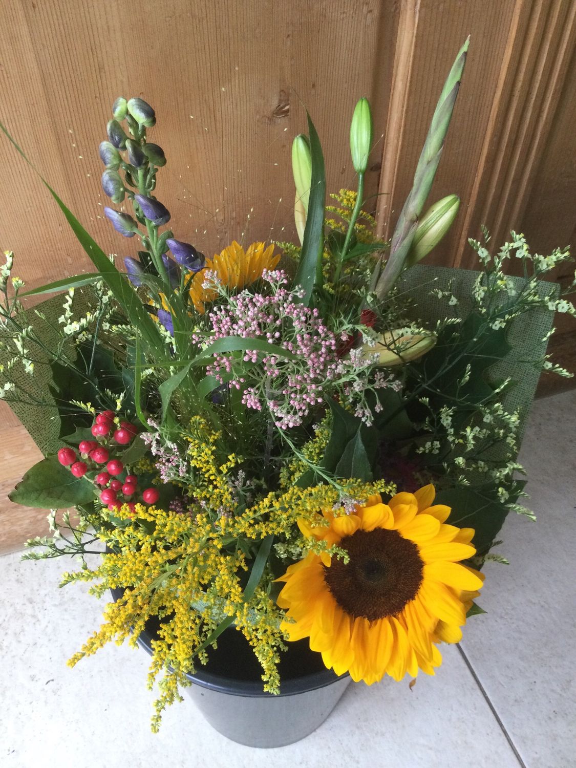 Groot Plukboeket met seizoensbloemen