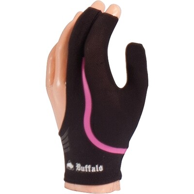 BUFFALO Reversible biljarthandschoen zwart/roze S t/m XL BUFFALO Reversible biljarthandschoen zwart/roze S t/m XL