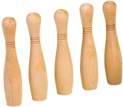 Biljartkegels hout zonder koning 10.5cm Biljartkegels hout zonder koning 10.5cm