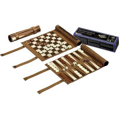 PHILOS Backgammon, schaak- en dam reisset rol PHILOS Backgammon, schaak- en dam reisset rol