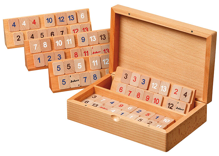 PHILOS Rummy cassette beukenhout 22x14,5cm PHILOS Rummy cassette beukenhout 22x14,5cm