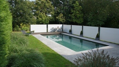 windschermen ↔ privacy  (niet doorzichtig)