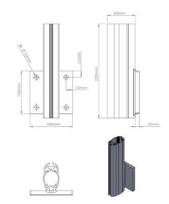 Wandbevestiging.