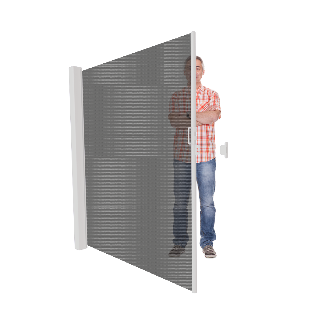 Windscherm - extra doorzichtig  +185 cm.