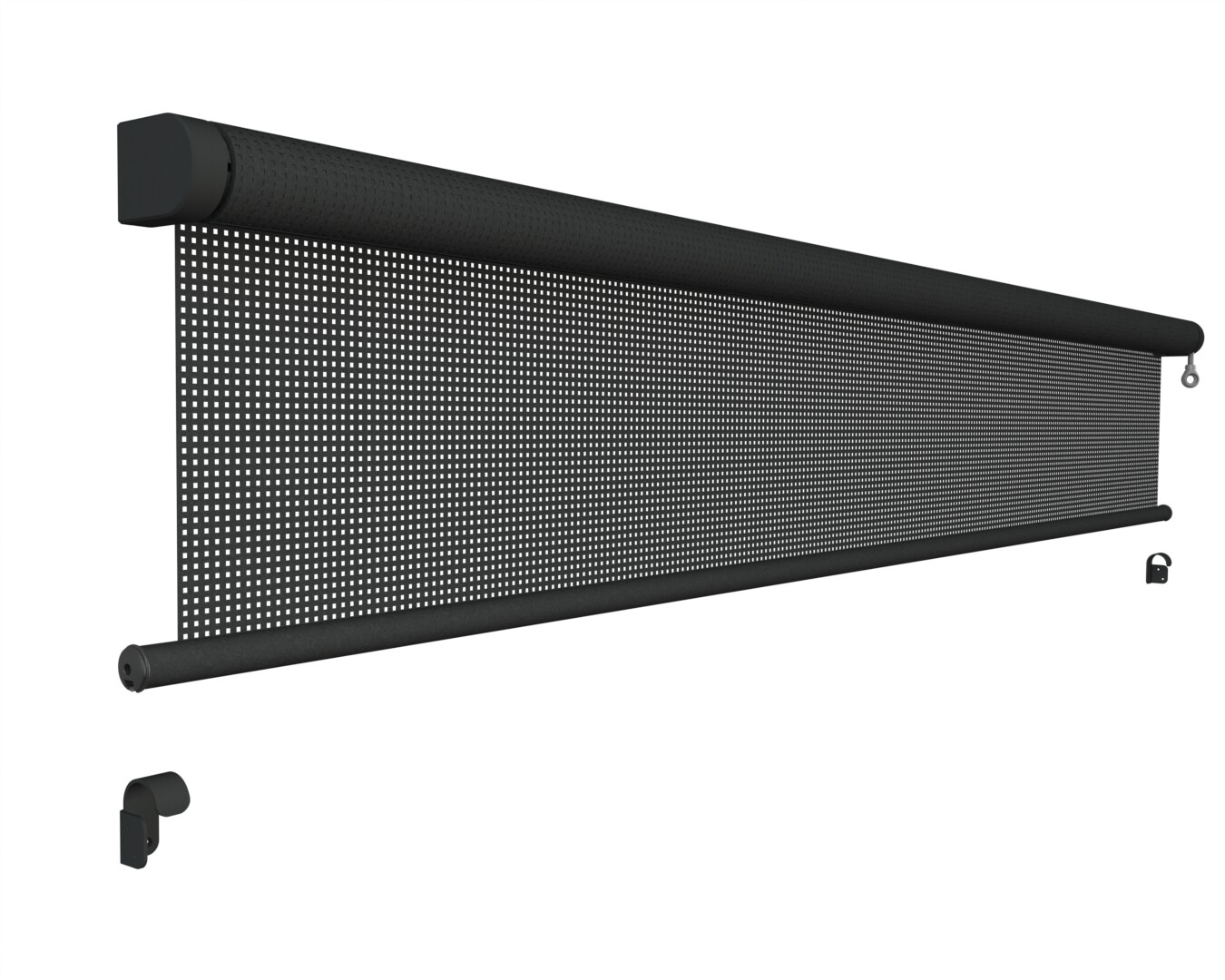 Vento oprolbaar windscherm (uitrollengte = steeds 250 cm).