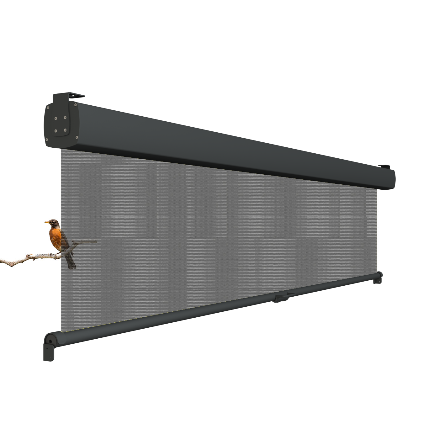 Vita windscherm verticaal oprolbaar (Soltis 86 doek).