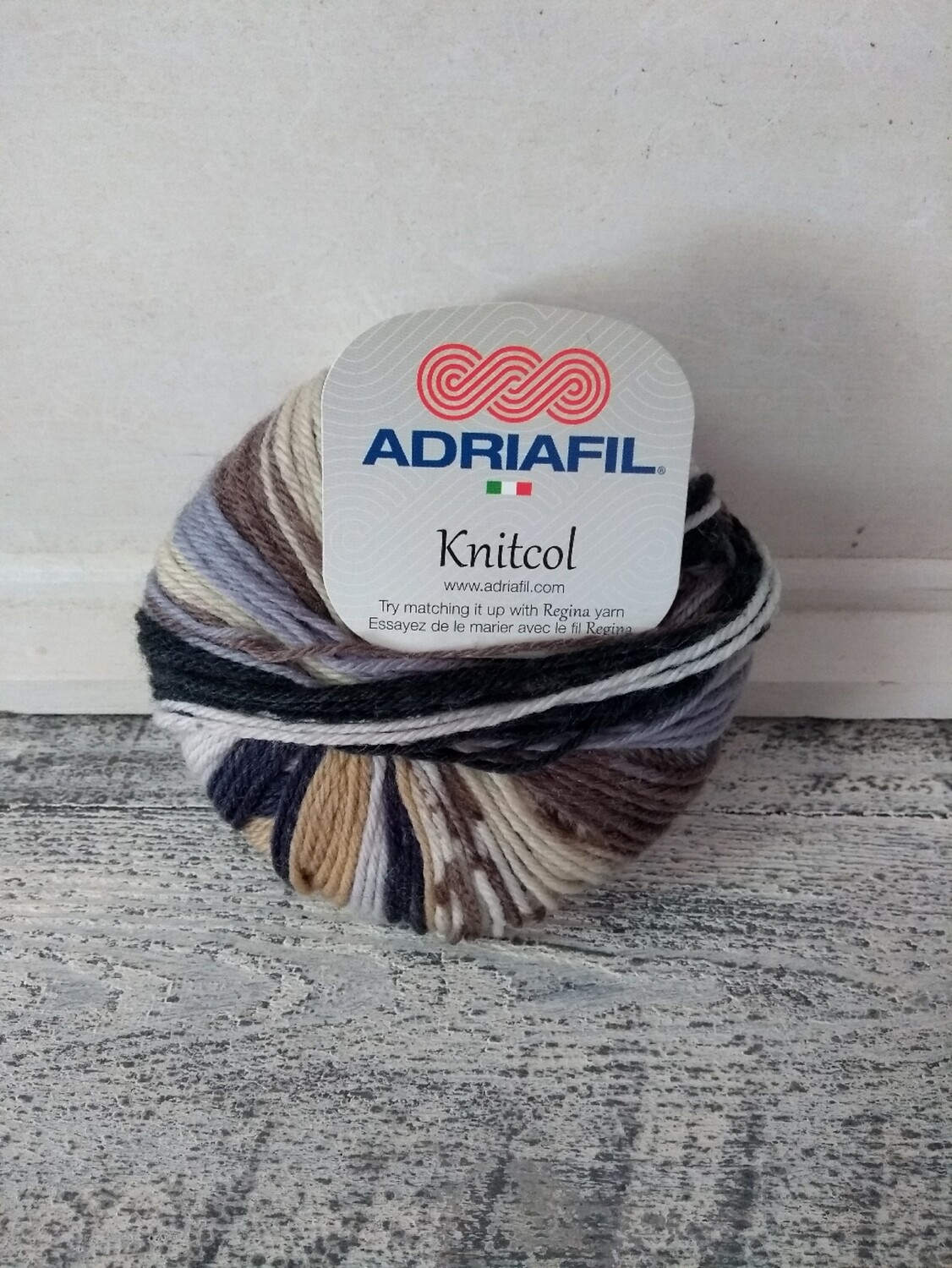 Knitcol Beige-bruin-zwart