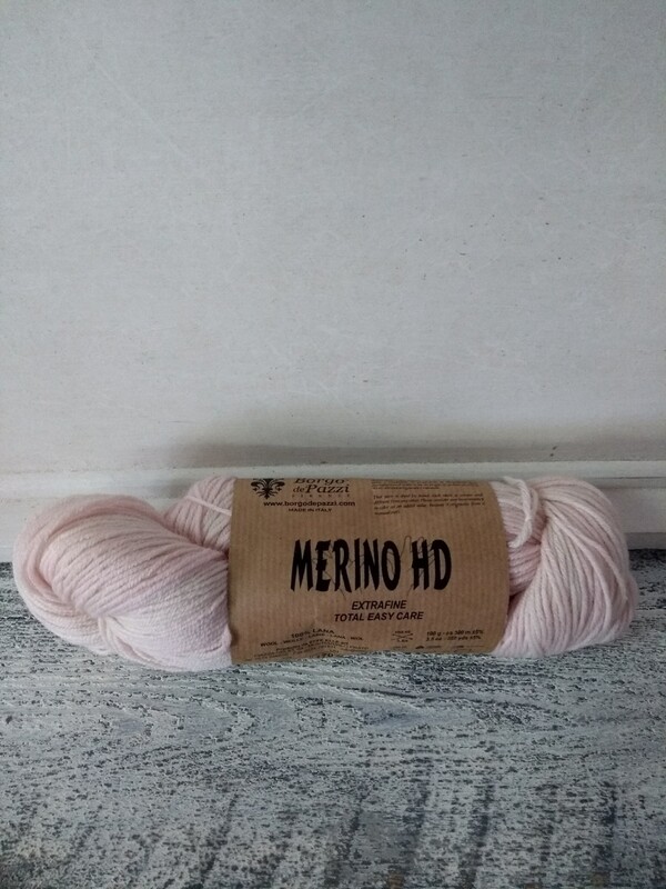 Merino HD Beige-zacht roze