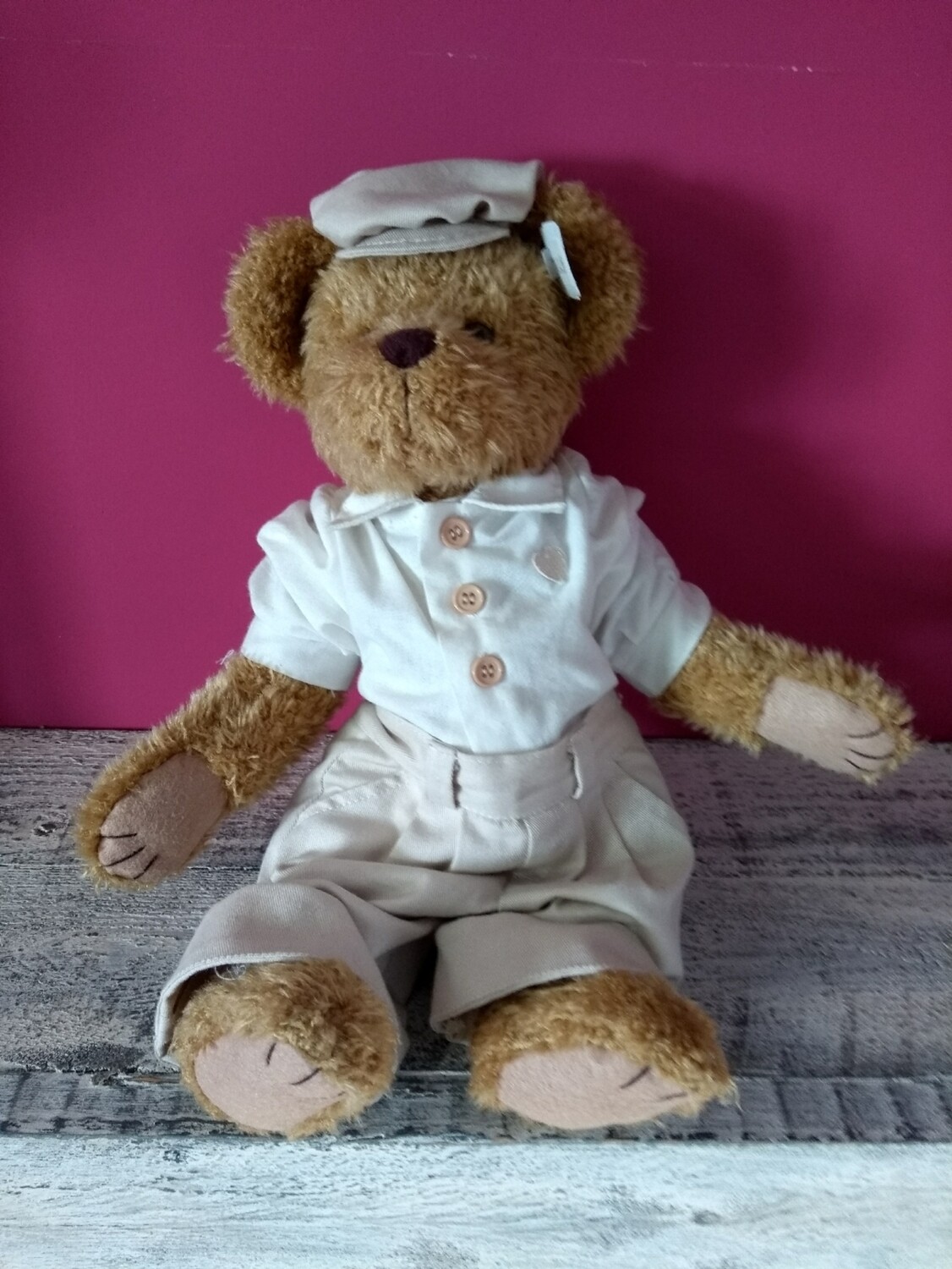 Beer beige pakje
