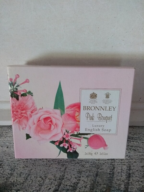 Duo zeep Bouquet roze