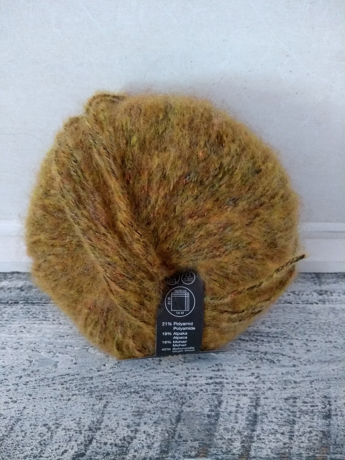 Lala Berlin Fluffy Geel-groen