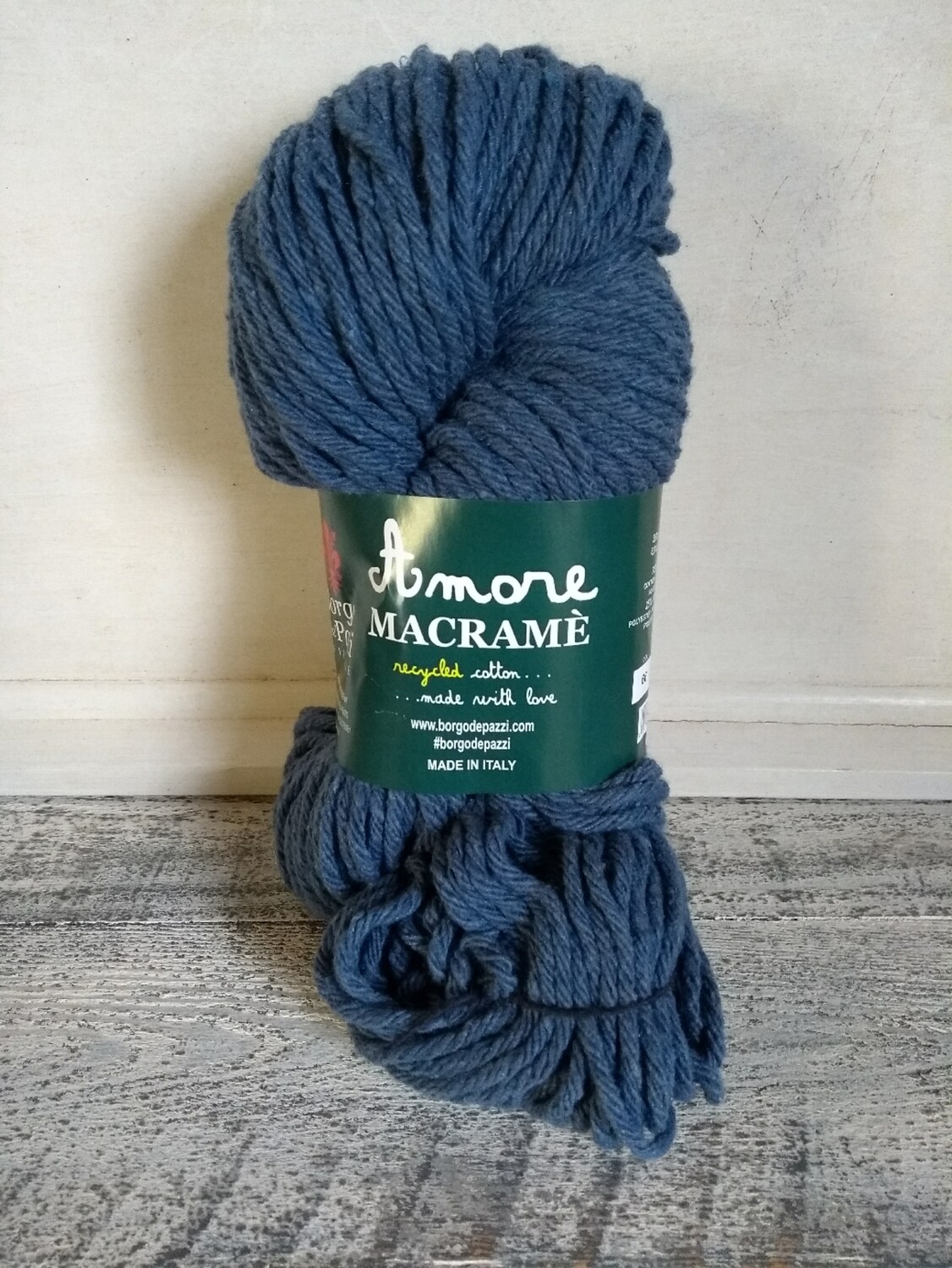 Amore Macramé Jeans blauw