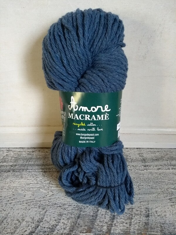 Amore Macramé Jeans blauw