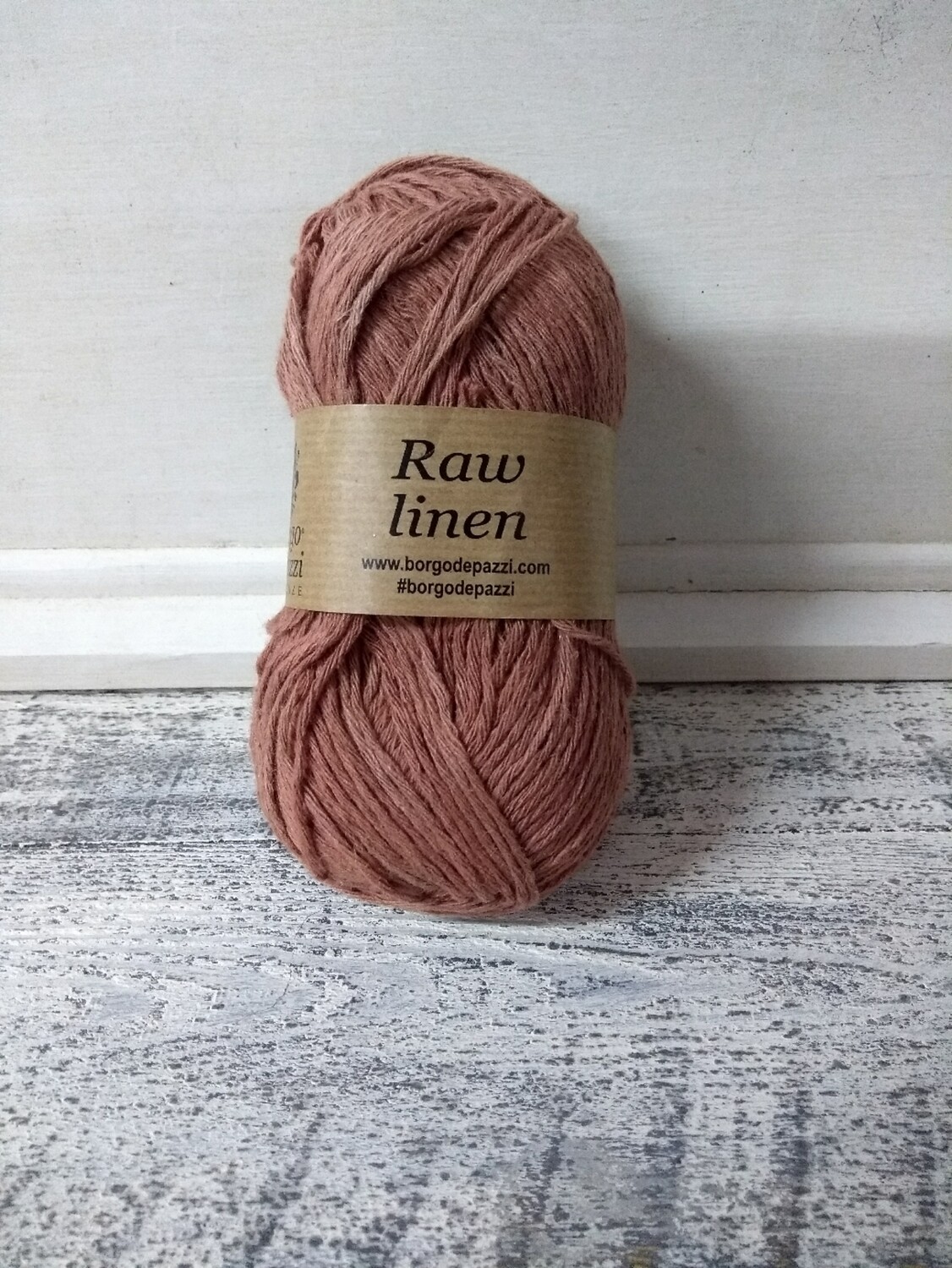 Raw Linnen Roze Roest