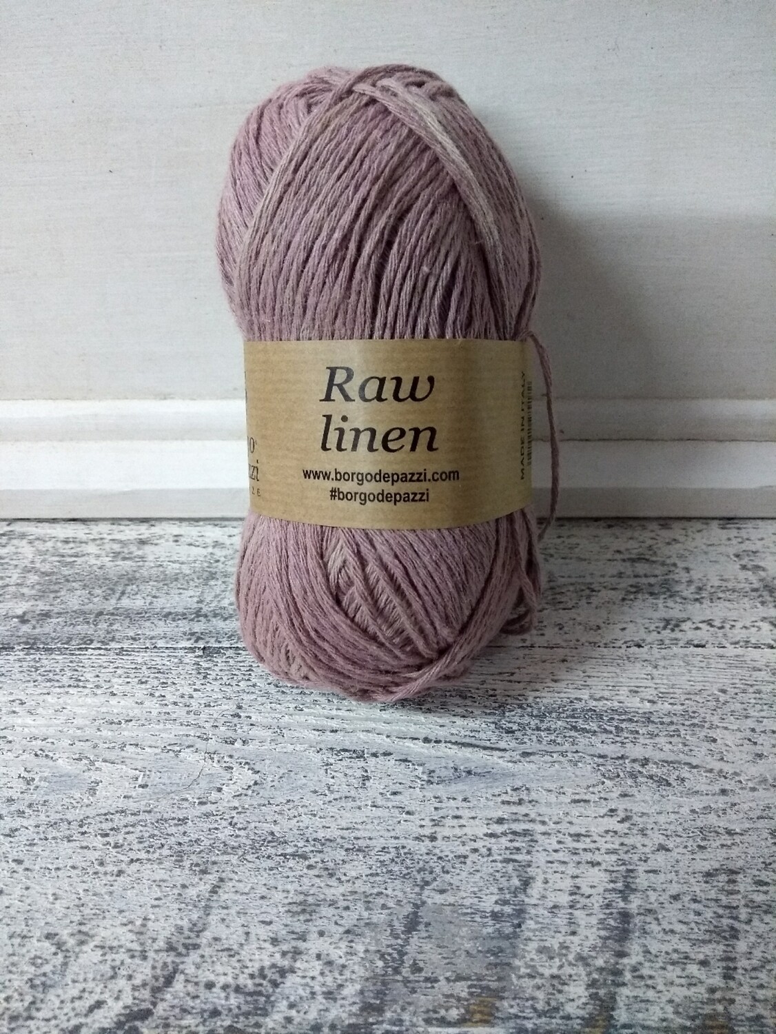Raw Linnen Roze Beige