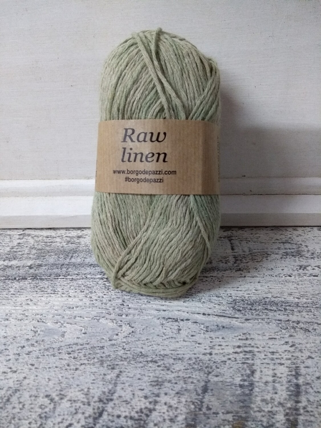 Raw Linnen Groen Beige