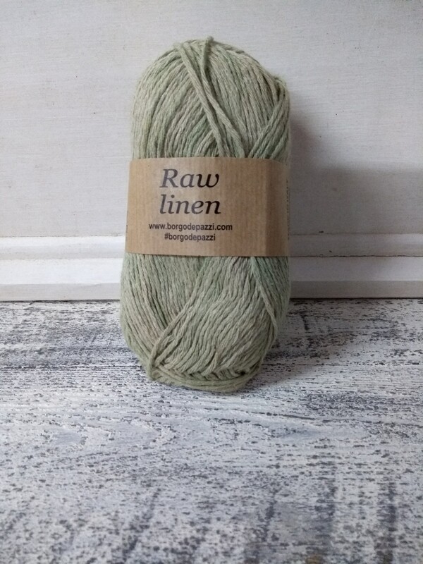 Raw Linnen Groen Beige