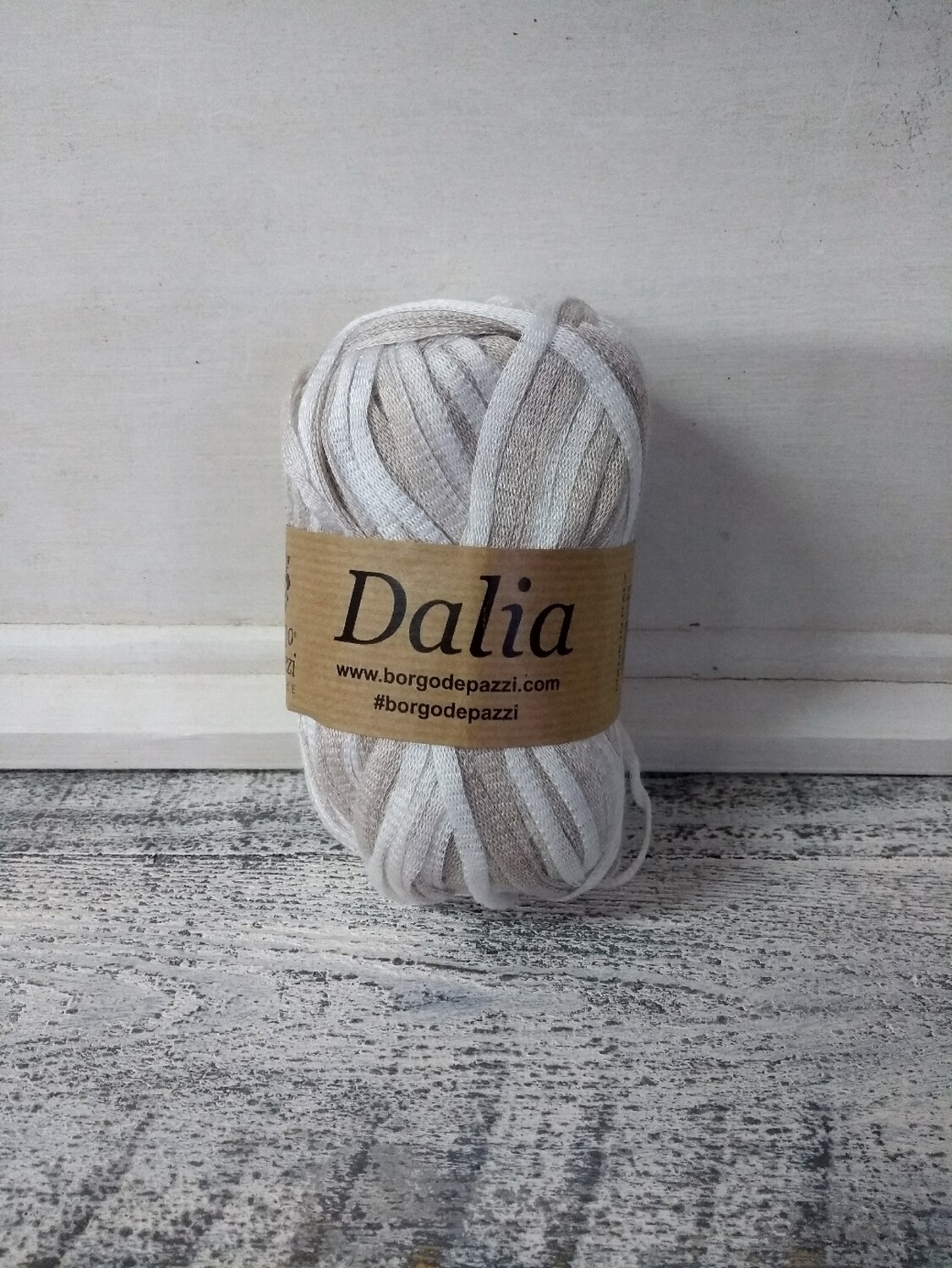 Dalia Print Ecru Beige