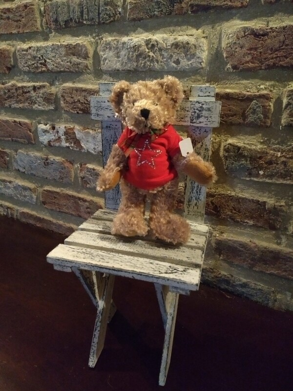 Beertje met rood t-shirt