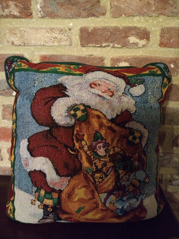 Kussen kerstman