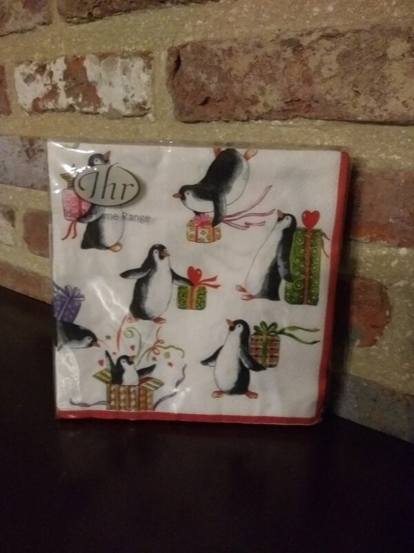 Servietten groot pinguïns