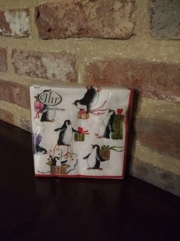 Servietten klein pinguïns